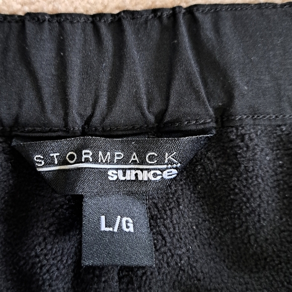 Sunice Stormpack Ladies Windproof Lined Pants Black Womens Large - Picture 7 of 14